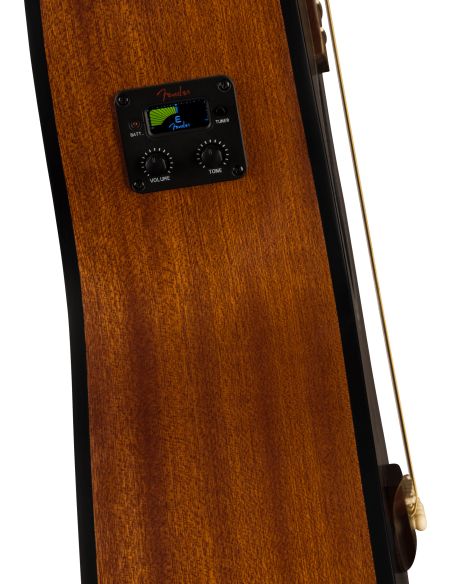Elektroakustinė gitara Fender Monterey Standard BLK W/B