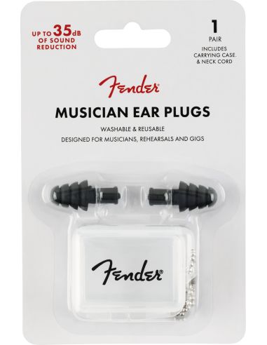 Fender Musician Series Black Ear Plugs