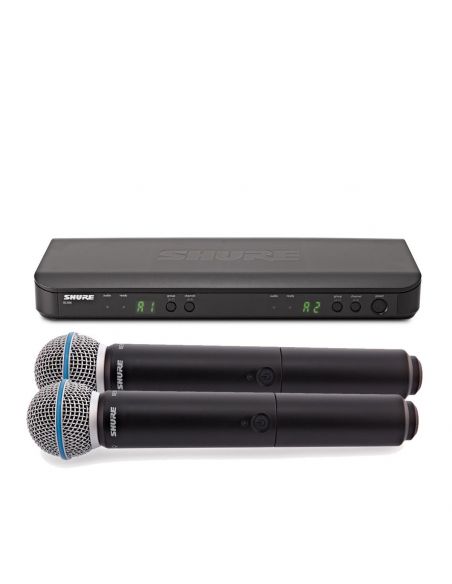 2 bevielių mikrofonų sistema Shure BLX288E/B58-K3E