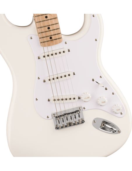 Electric guitar Fender Squier Sonic Stratocaster HT Arctic White