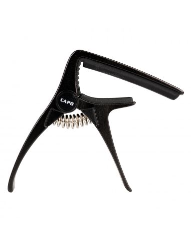 Capo for Acoustic and Electric Guitar Cascha HH 2037 black