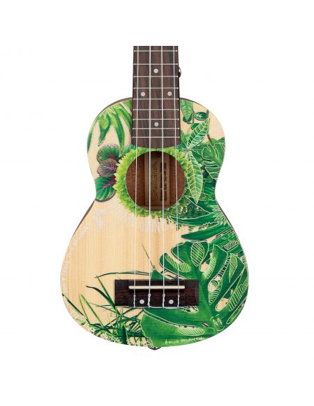Soprano ukulele Cascha Art Leafy HH 2602