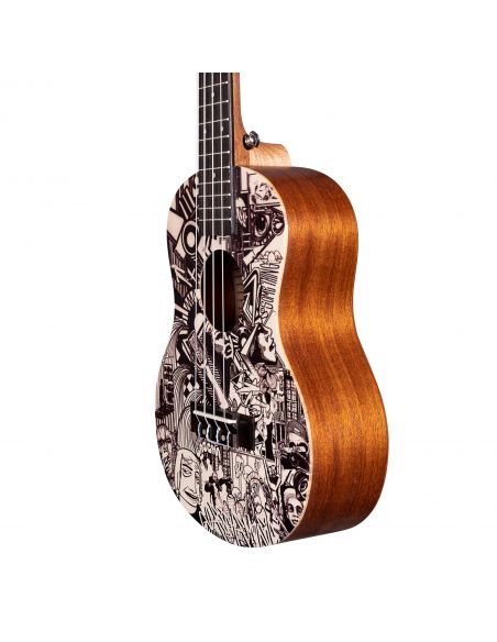 Tenor ukulele Cascha Art Sketch HH 2609