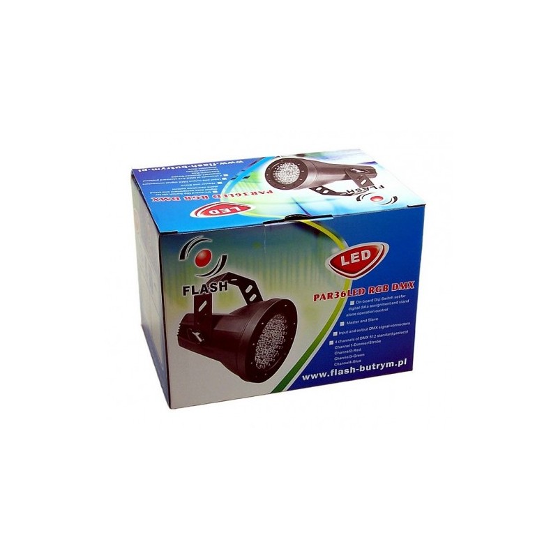 Prožektorius LED PAR 36 RGB