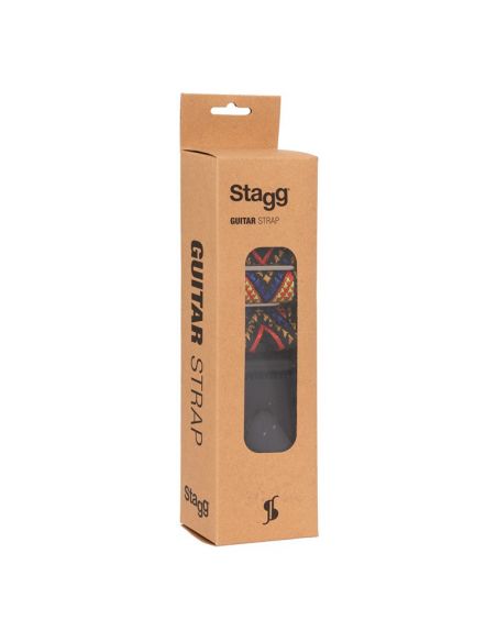 Guitar strap Stagg SWO-SAM2-GOLD