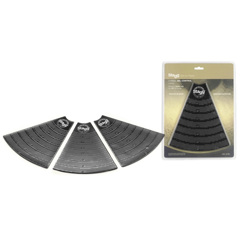Cymbal gel control pads Stagg CGC-03 BK
