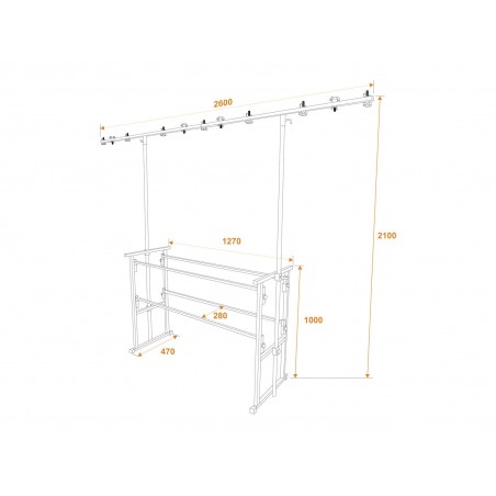 Mobile DJ Stand XL