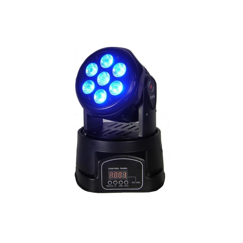 LED Judanti galva 7x10W RGBW 4in1