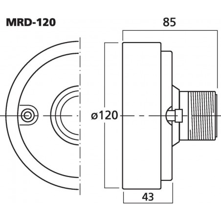 IMG Stageline MRD-120 50 W, 8 Ω