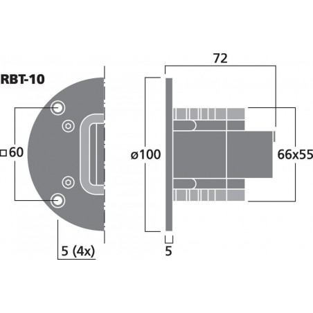 IMG Stageline RBT-10 12W, 5Ω