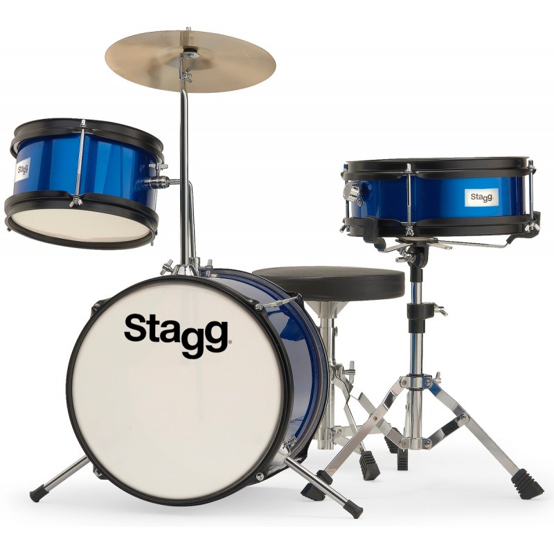 3-piece junior drum set Stagg TIM JR 3/12B BL