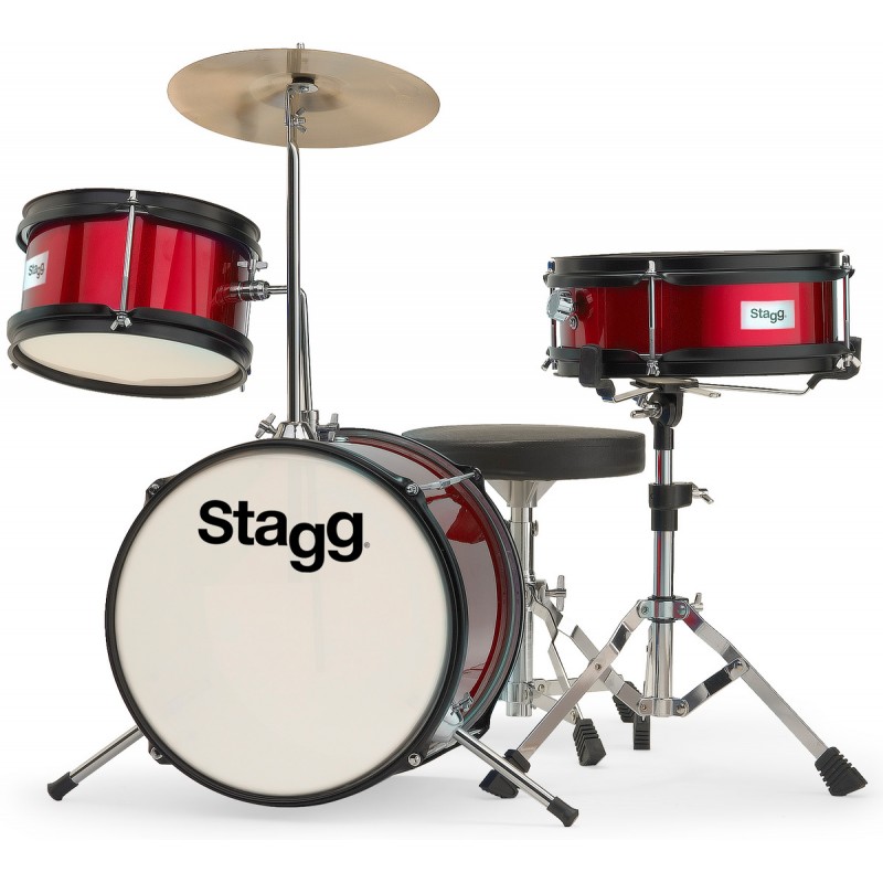 3-piece junior drum set Stagg TIM JR 3/12B RD