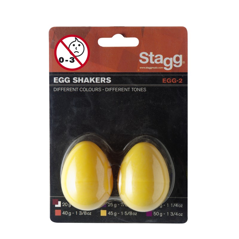 Barškučiai Stagg EGG-2 YW