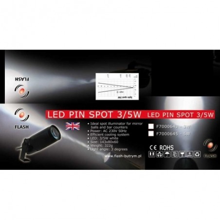 Prožektorius LED PIN SPOT 3W